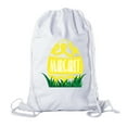 thumbnail image 1 of Personalized Easter Basket Bags, Cotton Drawstring Backpacks Custom Easter Bags - Swirly Egg, 1 of 2