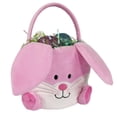 thumbnail image 1 of Personalized Easter Basket Cute Plush Easter Bunny Bag For Kids Boys Girls First Easter Egg Basket Gift For Easter Small Cloth Storage Bins, 1 of 9