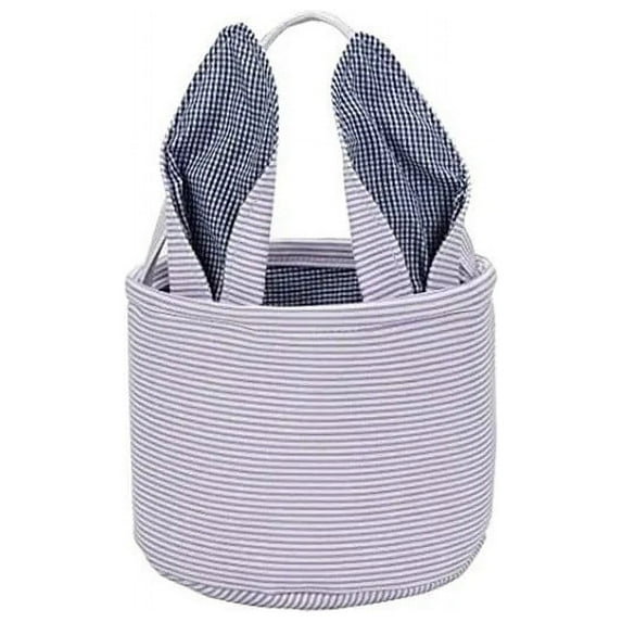 Personalized Easter Basket | Large Easter Egg Basket | Soft Folding Easter Gift Basket with Name | 1 Count