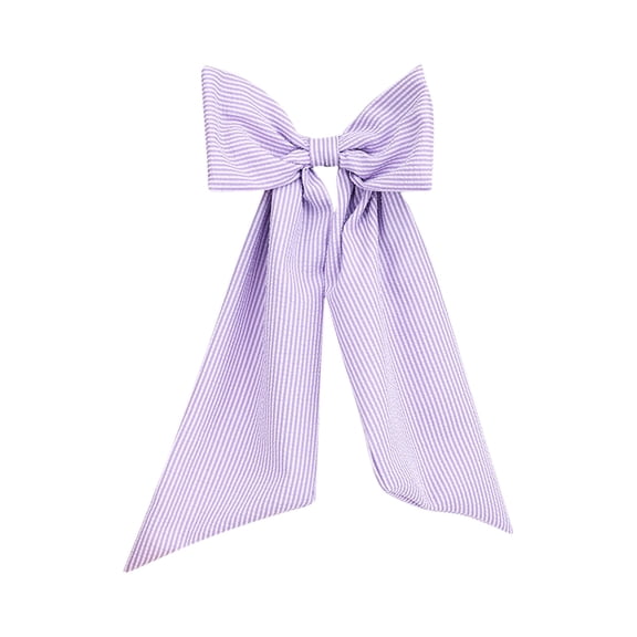 Personalized Easter Basket Ribbon with Embroidered Name,Custom Seersucker Wreath Bows,Monogram Bunny Wreath Sash for Front Door Spring Easter Decorations(Purple)