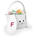 thumbnail image 1 of Personalized Easter Bunny Basket With Initial, 1 of 1