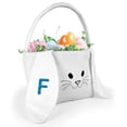 thumbnail image 1 of Personalized Easter Bunny Basket With Initial, 1 of 1