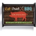 thumbnail image 1 of Personalized Eat, Drink, BBQ Serving Tray, 1 of 2