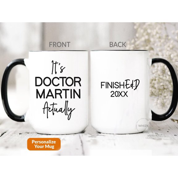 Personalized EdD Mug EdD Graduation Gift Doctor of Education Doctorate Graduation Gift Doc