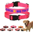 thumbnail image 1 of Personalized Embroidered Dog Collar - Custom Nylon Pet Collar with Name & Phone Number,Fashion Adjustable Size Soft Comfortable for Small Medium Large Dogs Durable & Lightweight Collars, 1 of 9