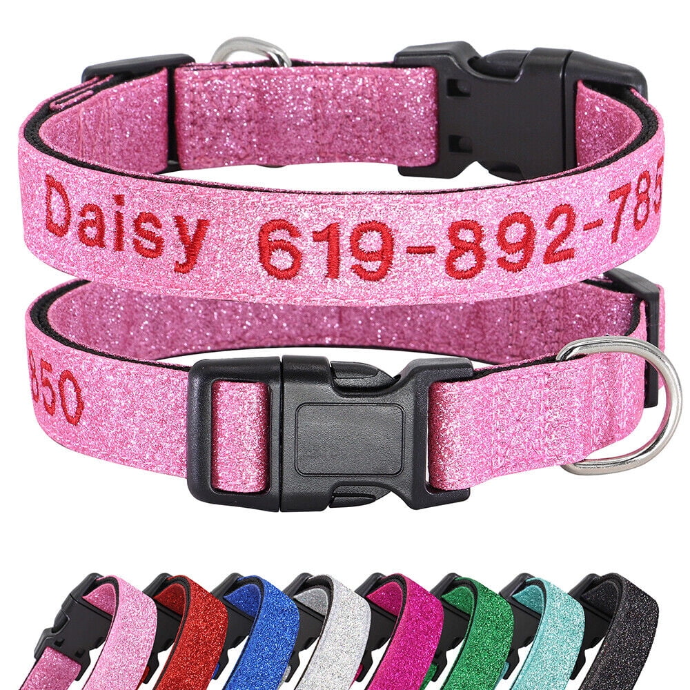 Personalized embroidered dog collars outlet