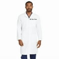 thumbnail image 1 of Personalized Embroidered Long Lab Coat for Men Add Your Name Text Custom Medical Laboratory Coat (White-XL), 1 of 8