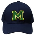thumbnail image 1 of Personalized Embroidered Varsity Letter and Number Baseball Cap, Adjustable Hat, 1 of 12