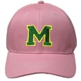 thumbnail image 1 of Personalized Embroidered Varsity Letter and Number Baseball Cap, Adjustable Hat, 1 of 12