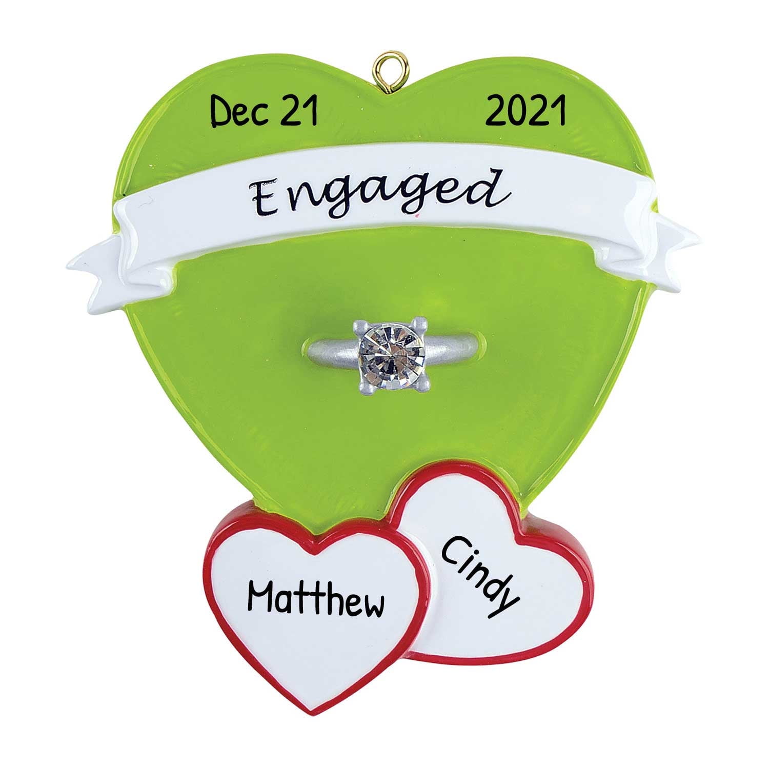 Personalized Engagement Gifts for Couples Ornament 2024 Engaged — free download