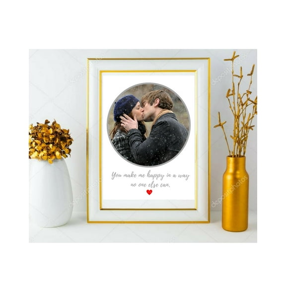 Personalized Engagement gift framed wall art decor