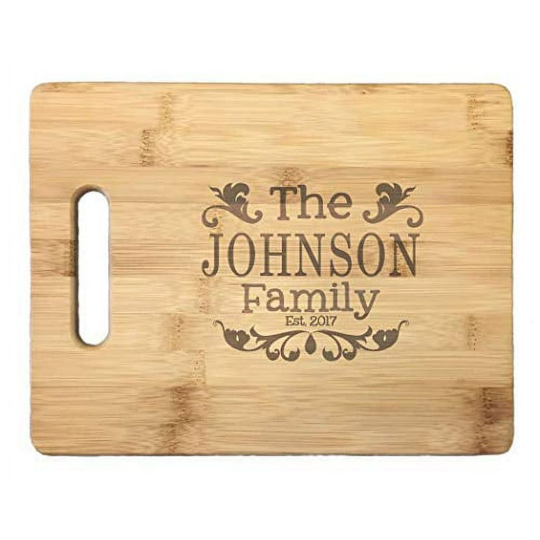 Personalized XL Maple Cutting Board - The Man, The Meat, The