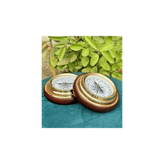Personalized Engraved Brass Compass Magnifying/Navigational/Magnetic 6" Sailing Ship/Boat Desk Compass Gift , Christmas Gift