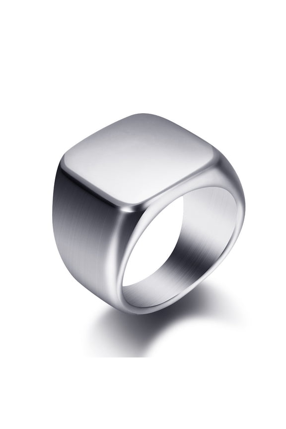 Personalized Engraved Name Ring Stainless Steel Band Custom Word Ring for Men and Women Simple Pattern Promise Ring Engraving Jewelry Gift