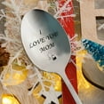 thumbnail image 1 of Personalized Engraved Spoon, Romantic Gift for Husband/Wife with Heartfelt Messages | 7.68" Stainless Steel Keepsake for Anniversary, Valentine's Day & Christmas Clearance!, 1 of 4