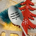 thumbnail image 1 of Personalized Engraved Spoon, Romantic Gift for Husband/Wife with Heartfelt Messages | 7.68" Stainless Steel Keepsake for Anniversary, Valentine's Day & Christmas Clearance!, 1 of 4
