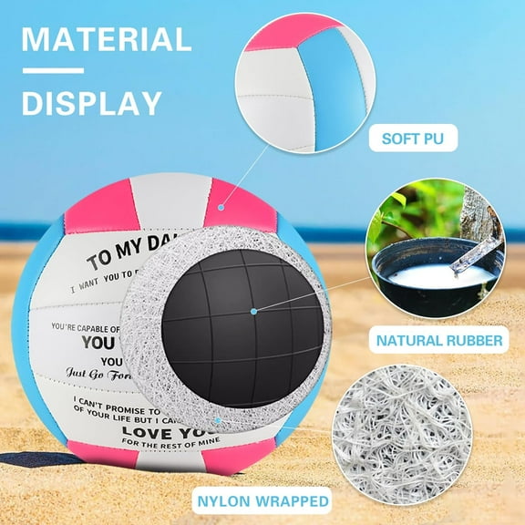 Personalized Engraved Volleyball for Girls - Ideal Birthday Gift from Parents