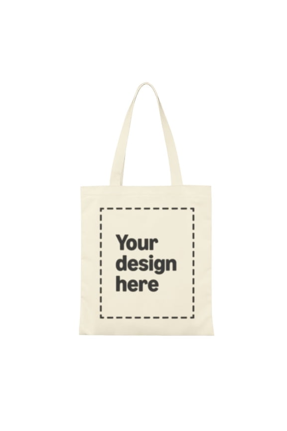 Personalized Everyday Canvas Tote Bag Custom Name Photo Daily Carry