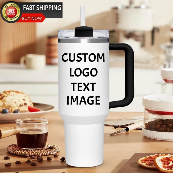 Personalized Everyday Custom Drink Cup Photo Text Daily Gift