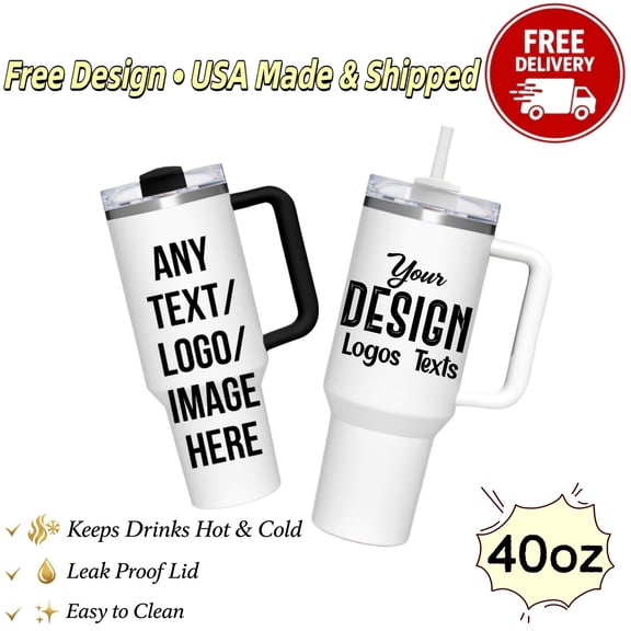 Personalized Everyday Custom Drink Cup Photo Text Daily Gift
