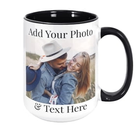 Personalized Everyday Custom Drink Cup Photo Text Daily Gift