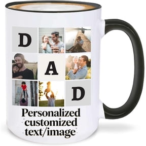 Personalized Everyday Custom Drink Cup Photo Text Daily Gift