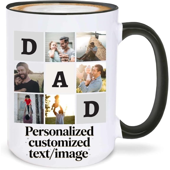 Personalized Everyday Custom Drink Cup Photo Text Daily Gift