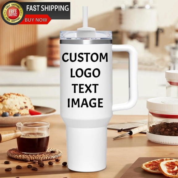 Personalized Everyday Custom Drink Cup Photo Text Daily Gift
