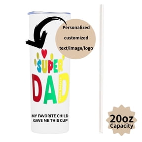 Personalized Everyday Custom Drink Cup Photo Text Daily Gift