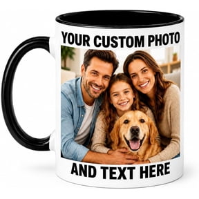 Personalized Everyday Custom Drink Cup Photo Text Daily Gift