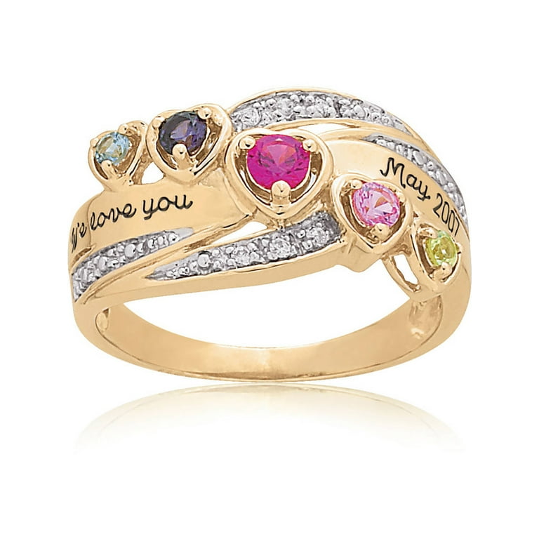 Walmart jewelry hotsell personalized rings