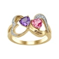 thumbnail image 1 of Personalized Family Jewelry Birthstone Women's Blaze Ring available in Sterling Silver, 10k Gold and 14k Gold, 1 of 2