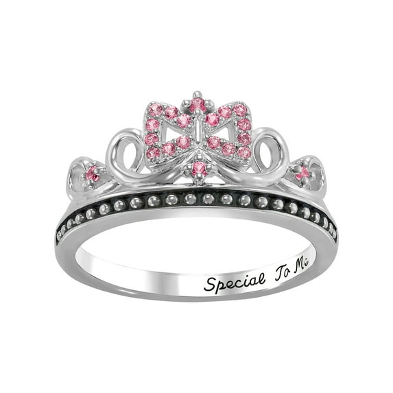 Personalized Family Jewelry Birthstone Women's Marine Ring in Sterling Silver, 10K Gold over Sterling Silver, 10K or 14K Gold or White Gold