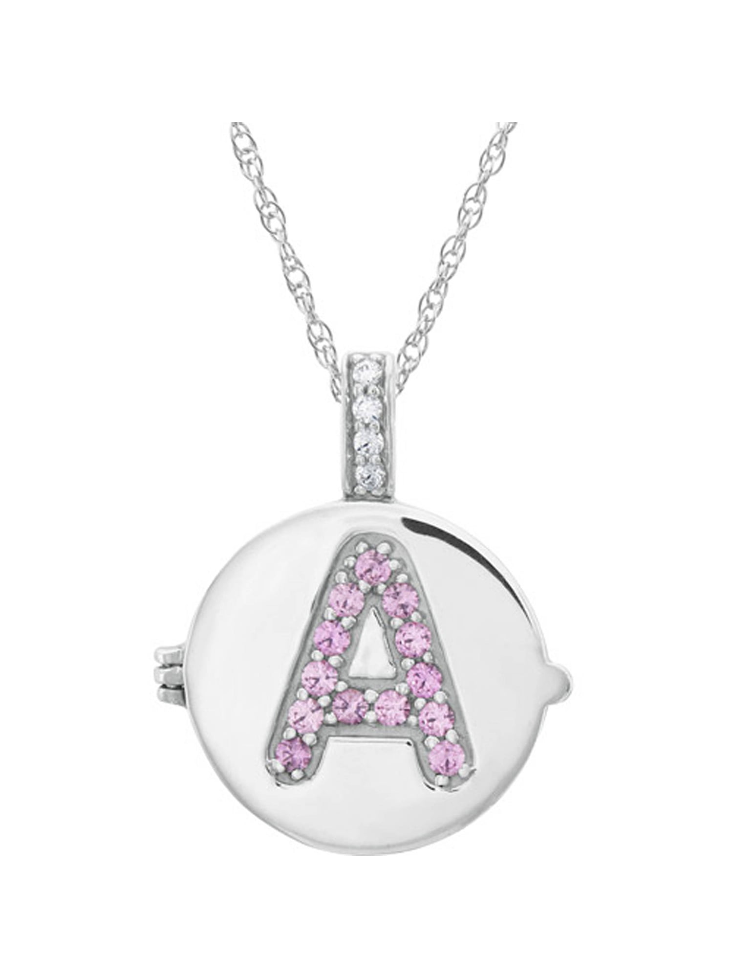 Personalized Family Jewelry Initial Locket Pendant with