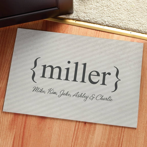 Personalized Family Name Doormat