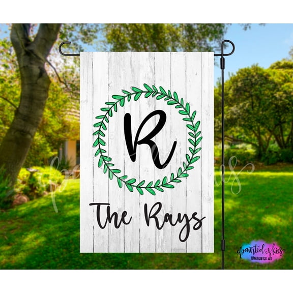 Personalized Family Name Garden Flag Yard Decor Easter gift RV Campsite Gift Welcome Flag