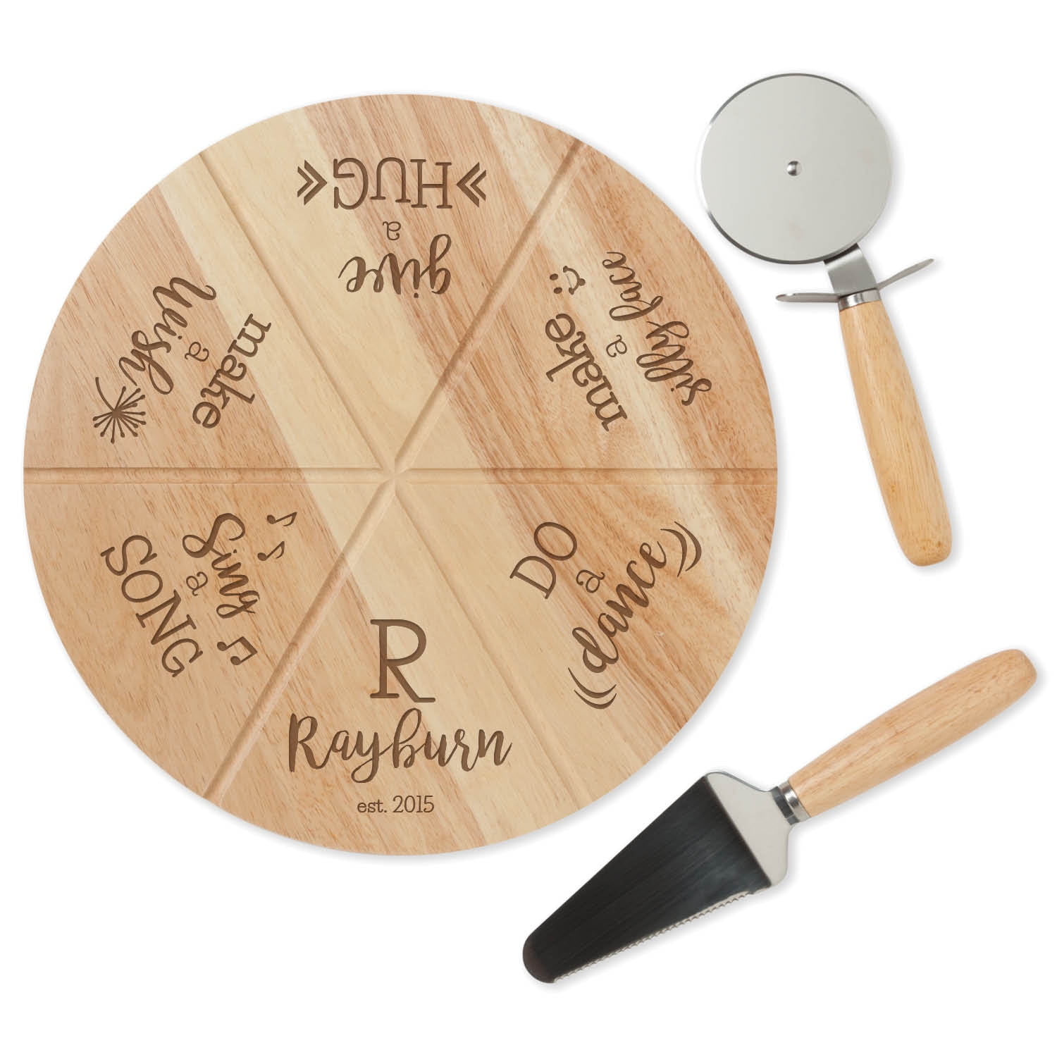 Personalized Family Pizza Board