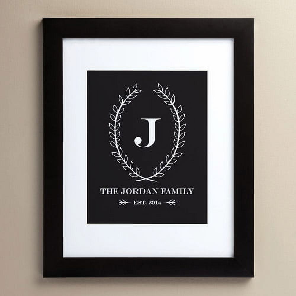 Personalized Family Pride 11" x 14" Framed Print