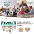 thumbnail image 1 of Personalized Family Tree Birthday Reminder Board(16"x8"), Wooden Family Birthday Tracker Wall Hanging with 100 Tags, DIY Birthday Gifts for Mother Grandma Friends Family, 1 of 8