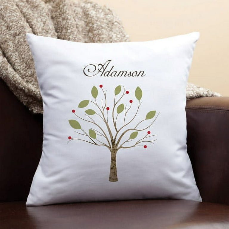 Personalized family outlet pillow