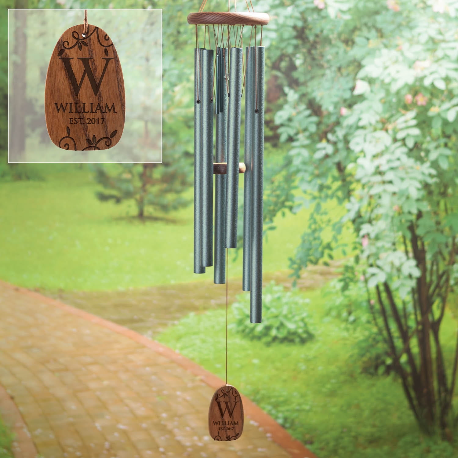 Personalized Family Wind Chimes