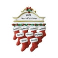 thumbnail image 1 of Personalized Family of 9 Christmas Tree Ornament 2024 - Family Christmas Stockings Ornament Keepsake, 1 of 10