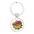 thumbnail image 1 of Personalized Father's Day Best Super Dad Key Chain Gift,Father's Day Birthday Gift For Father Dad Keychain Gifts Idea Key Ring Key Chain, 1 of 4