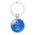 thumbnail image 1 of Personalized Father's Day Best Super Dad Key Chain Gift,Father's Day Birthday Gift For Father Dad Keychain Gifts Idea Key Ring Key Chain, 1 of 4