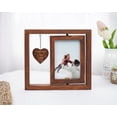thumbnail image 1 of Personalized Father’s Day Photo Frame, Rotating Frame, Best Dad Ever Gift, Custom Dad Picture Frame, Father’s Day Keepsake, Grandpa Gift, 1 of 5