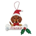 thumbnail image 1 of Personalized Felt Dog Christmas Ornament Kit, Dachshund | MerryCollectibles, 1 of 2