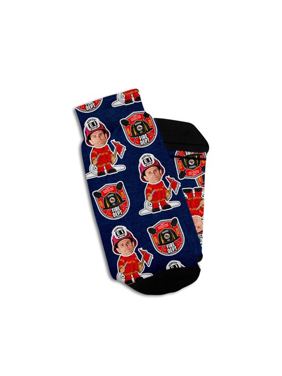 Personalized Firefighter Socks with Faces