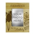 thumbnail image 1 of Personalized First Birthday Gift Engraved Wood Picture Frame With Name - 4 x 6 Inches Horizontal, 1 of 1