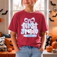 thumbnail image 1 of Personalized First Grade Shirt with Custom Name, Back to School Coquette Bow Tee, Youth Unisex T-Shirt, 1 of 5