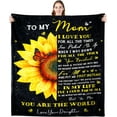 thumbnail image 1 of Personalized Fleece Blanket for Dad, Custom Ultra-Soft Micro Blanket for Dad from Daughter, Birthday for Dad, 1 of 6